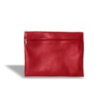 leather ZIPFACE red